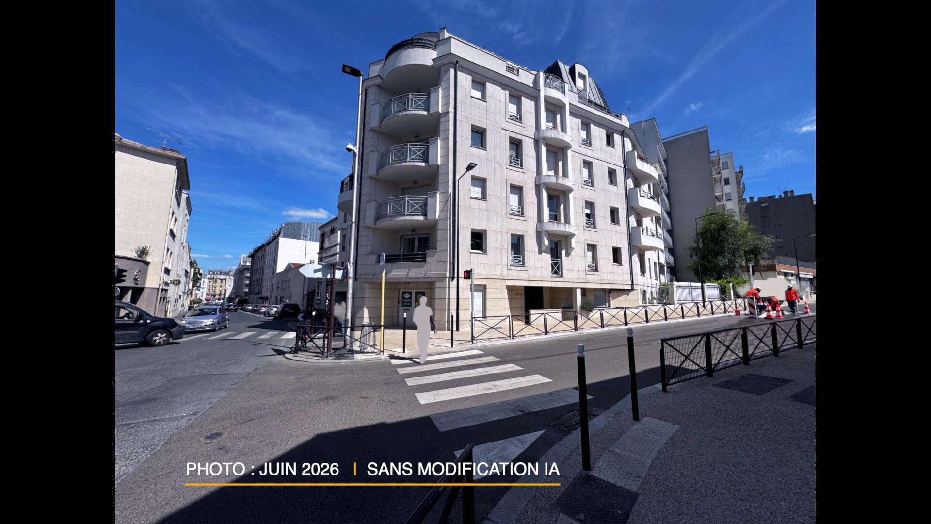 Façade de l'immeuble