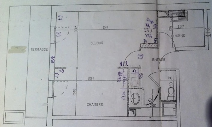 Plan de l'appartement